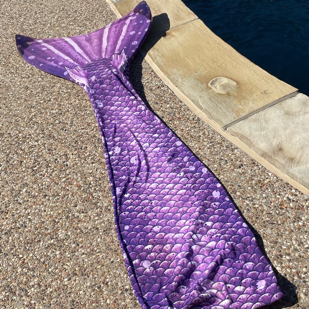 Purple Mermaid Tail Monofin